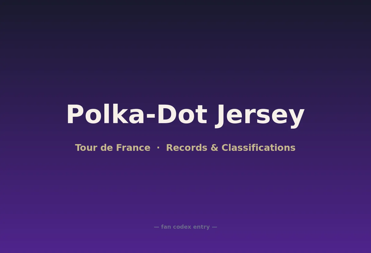 Polka-Dot Jersey