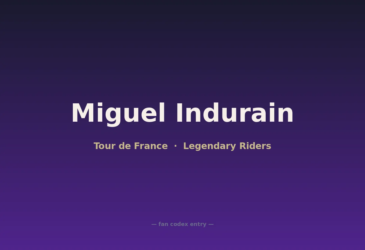 Miguel Indurain