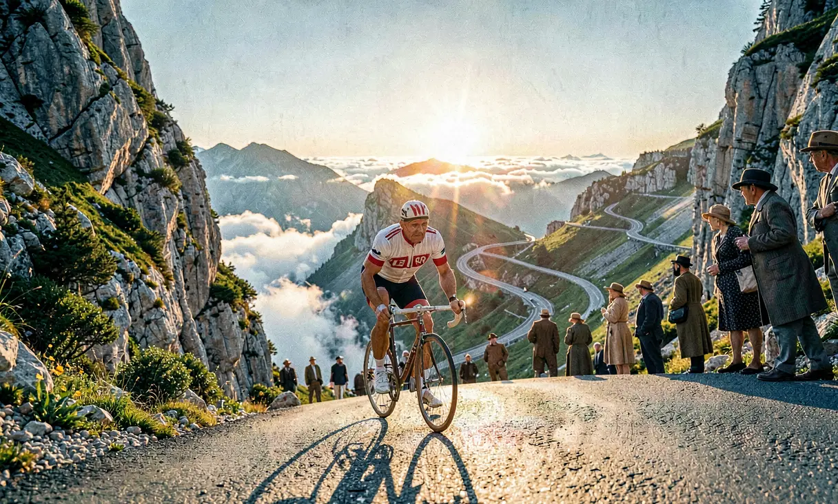 1953 Coppi vs Bartali Summit Finish